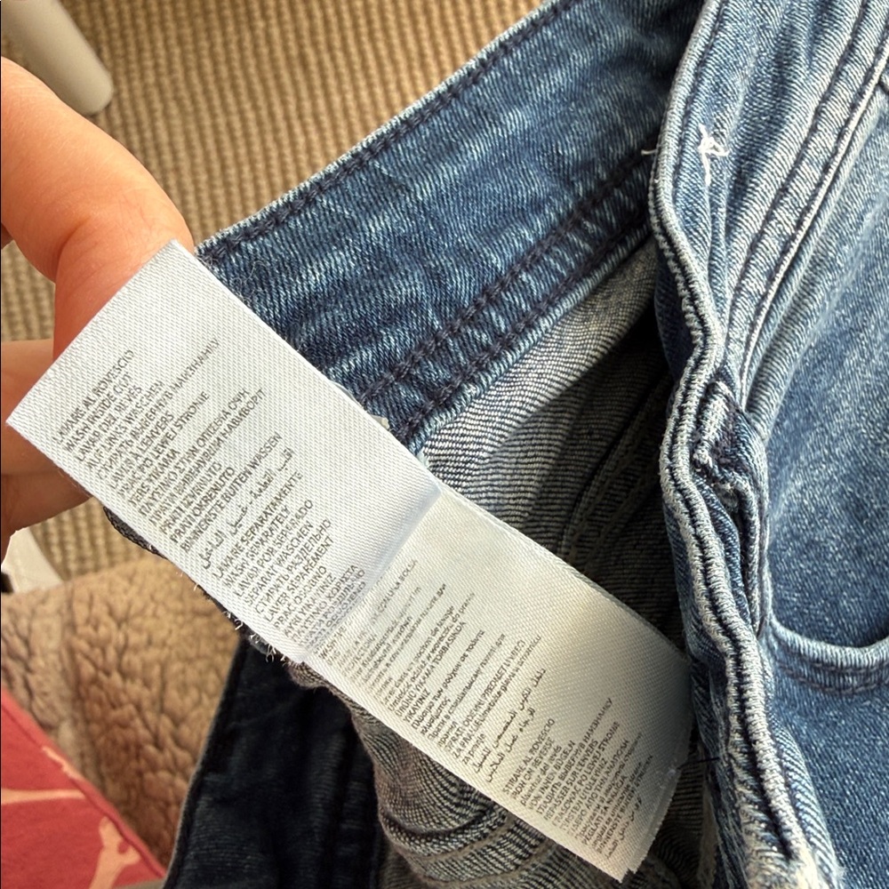 Golden Point Stretch Jeans – Size XS – Made in Italy – Shiny Finish - Picture 11 of 12